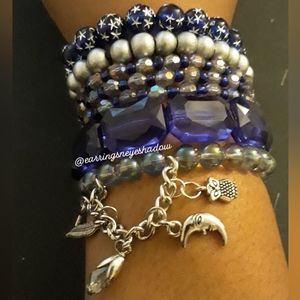 7pc stretch bracelet set #25